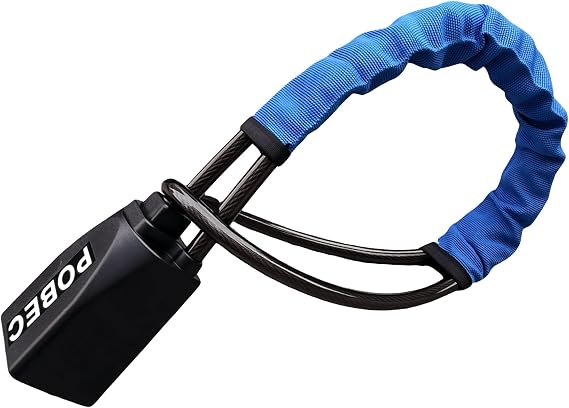 Steering Wheel Lock, Seat Belt Car Lock Double Anti-Theft Device Universal Steering Wheel with 3 Keys, Fits Most Vehicles, SUVs,Van Golf Cart and Truck