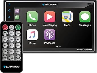 Blaupunkt BP800PLAY Dakota BP800PLAY 6.8-in. Double-DIN Digital Media Receiver with Bluetooth, Apple CarPlay, and Android Auto