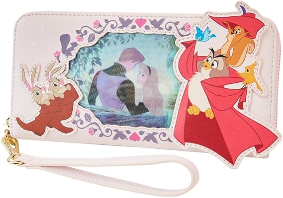 Loungefly - Disney Wallet - Lenticular Sleeping Beauty Princess - 0671803459663, Pink, Pink, Taille Unique, Classic