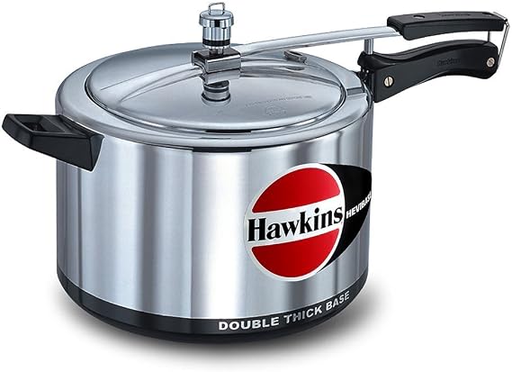 Hawkins Pressure Cooker, 8 Liters, Silver