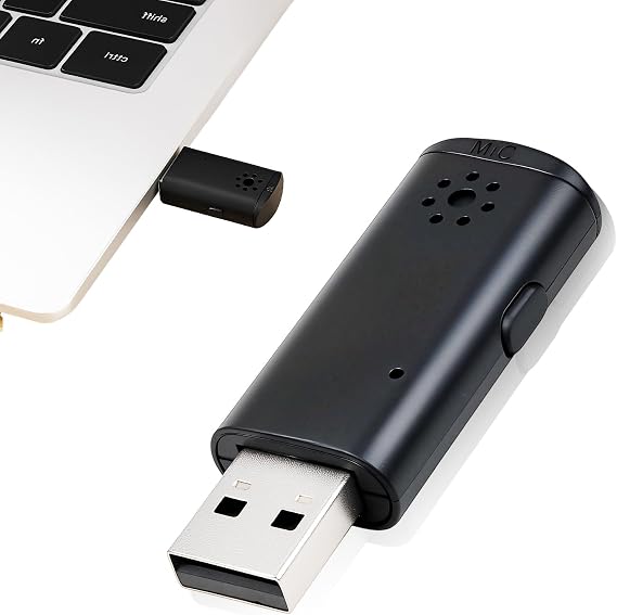 Aivane USB Microphone for Laptop and Desktop PC, Cordless Condenser Plug-and-Play, Portable High Sensitivity Studio Mini Mic Clear Audio for Work & Study