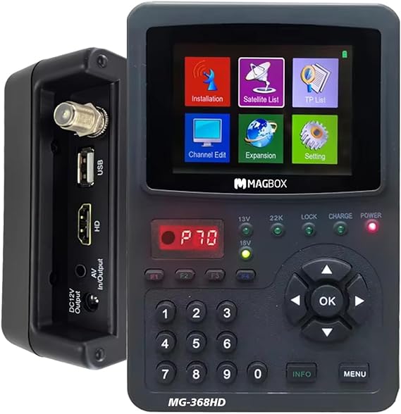 Mg-368hd 3.5 İnÇ Full Hd Lcd Ekranli GÖrÜntÜlÜ Dİjİtal Uydu YÖn Bulucu (5264)