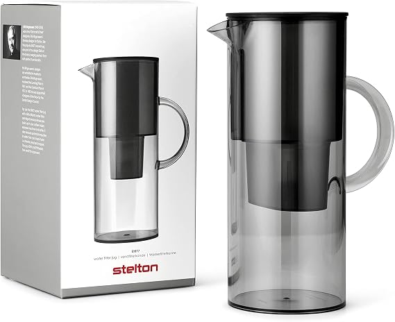 Stelton 2 Litre Water Filter Jug, Smoke
