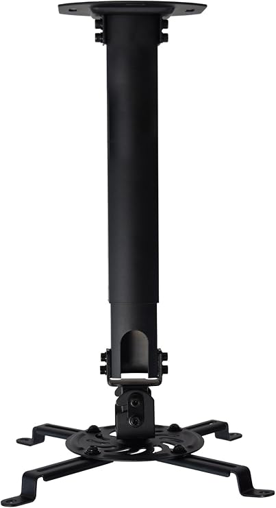 VIVO Black Extending Adjustable Ceiling Projector Mount, MOUNT-VP02B