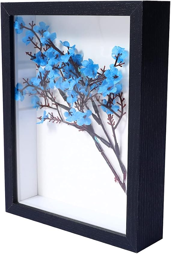 Shadow Box Frame 8x10 with HD Plexiglass, Black