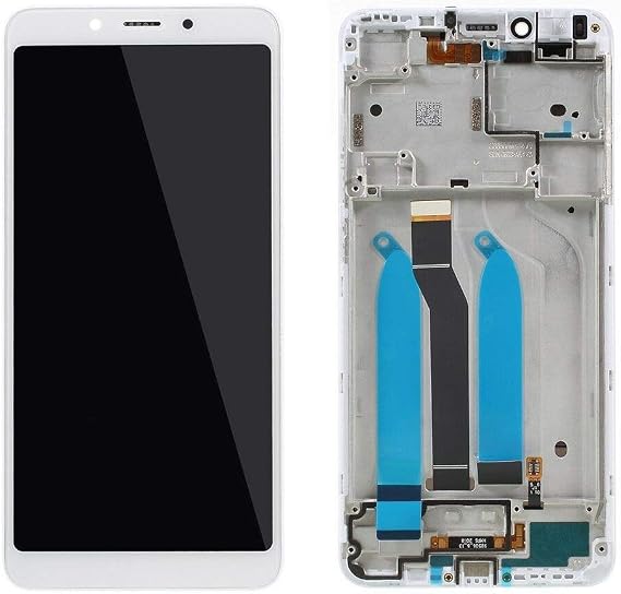 LCD Display Touch Screen Digitizer Assembly with Frame for Xiaomi Redmi 6A / Redmi 6 5.45" (White)