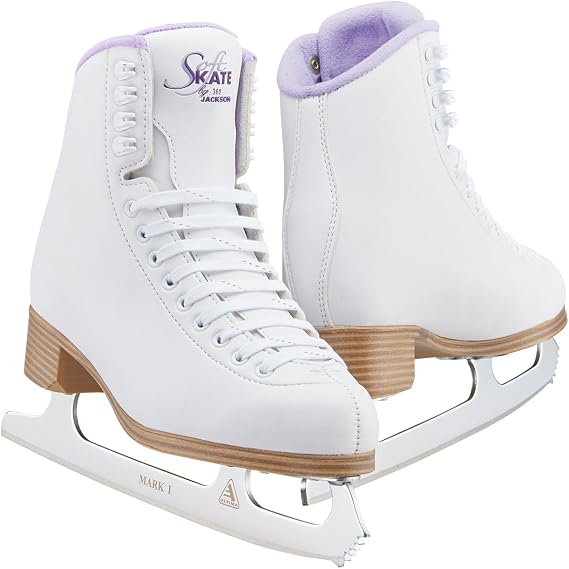 Jackson Ultima SoftSkate 380 Womens Ice Skates for Women/Kids | Comfortable Figure Skates for Ice Skating & Recreational Figure Skating, Ice Skates for Kids/Toddler Ice Skates-Medium Width