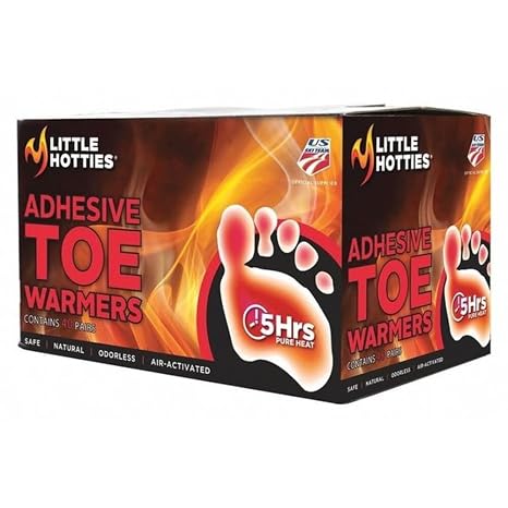 Toe Warmer, Up to 5 hr, 8 in. L, PK40