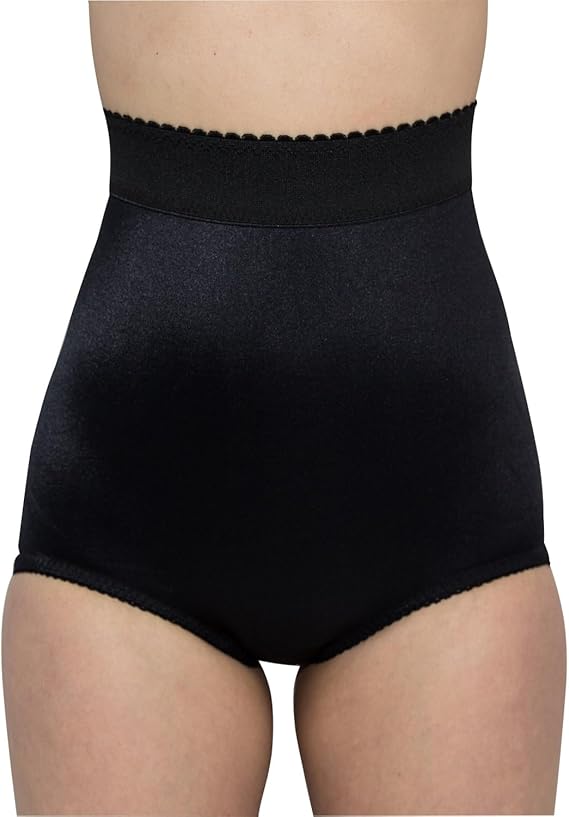 Rago Style 513 | High Waist Tummy Control Panty | Light Shaping with Inner Lining | Full Coverage Brief | Made in USA