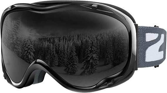 ZIONOR Lagopus B1 Ski Goggles OTG Anti fog Snow Goggles UV Protection Snowboard Goggles for Men Women Adult Youth