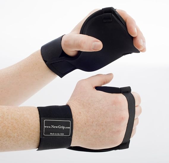 ThickGrips | Double Thick Weight Lifting Gloves for Body Building, Heavy Weights & Olympic Lifting | Heavy Duty Workout Gloves with Wrist Support