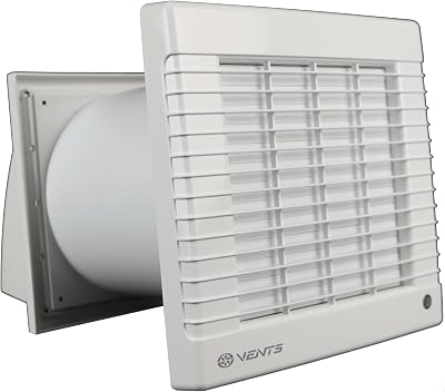 VENTS-US GK 125 MA-MV KIT - Easy to Install 5 Through The Wall Exhaust Fan with Exterior Backdraft Hood, 102 CFM - Built to Remove Unpleasant Odors, Fumes, Moisture, and Airborne Pollutants