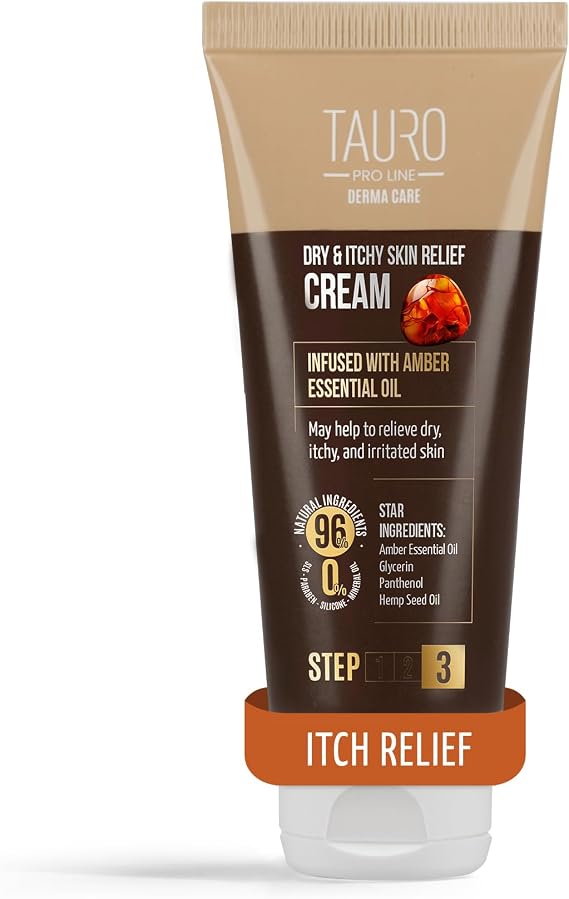 Tauro Pro Line Dry & Itchy Skin Relief Dog Cream, No SLS, 2.5 Fl oz