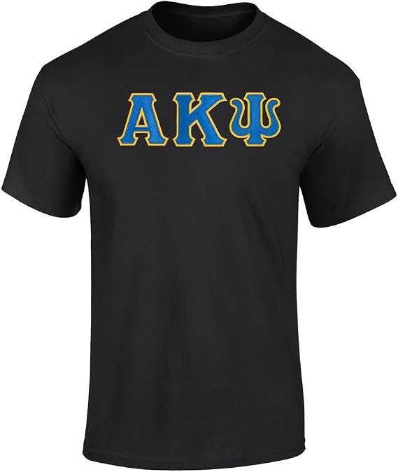 Alpha Kappa Psi Twill Letter Tee