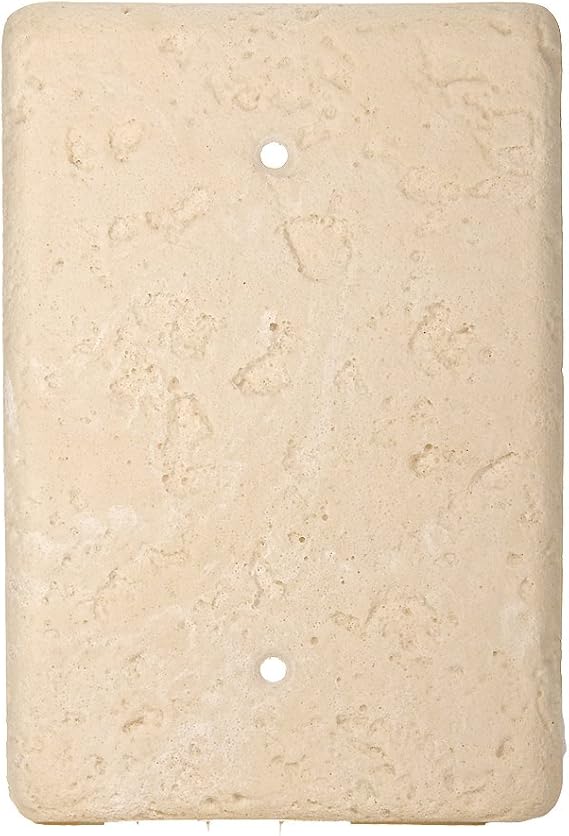 Stonique Stone Switchplate - Blank (Wheat)