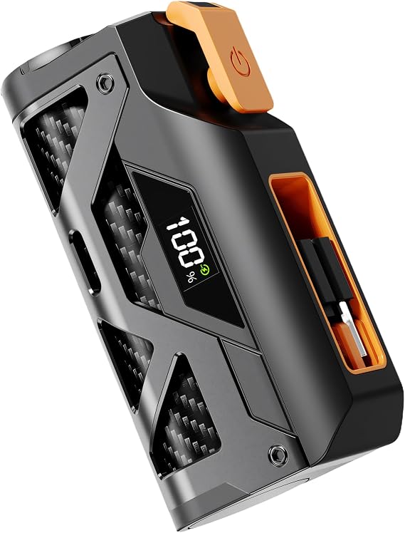 Peiiwdc 21700 Portable Powerbank Case with Type C Fast Charging Compact Design Type C Mobile Power Institution Case Black
