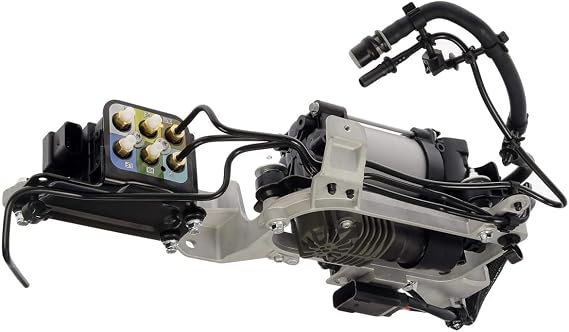 MOTORHEAD Air Suspension Compressor with Valve Block and Bracket 13-18 1500
