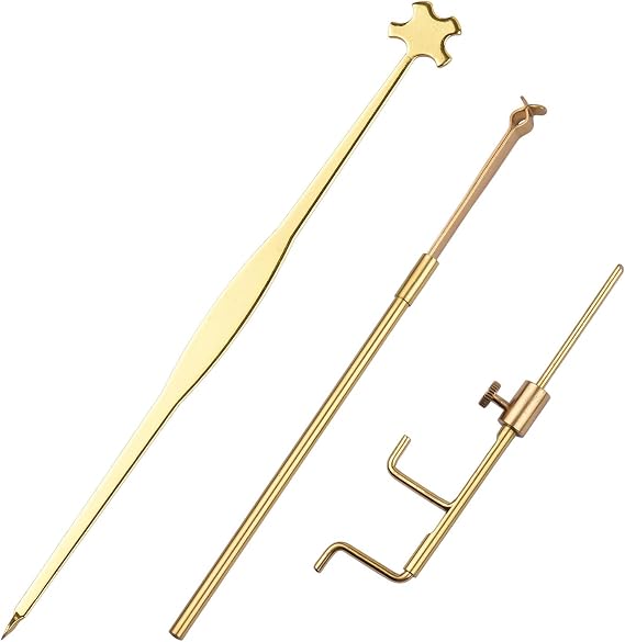 Professional Violin Sound Post Tool Kit,Gauge Retriever Setter, Easy to Insert Remove Adjust your Sound Post,for Violin Player and DIY Luthier