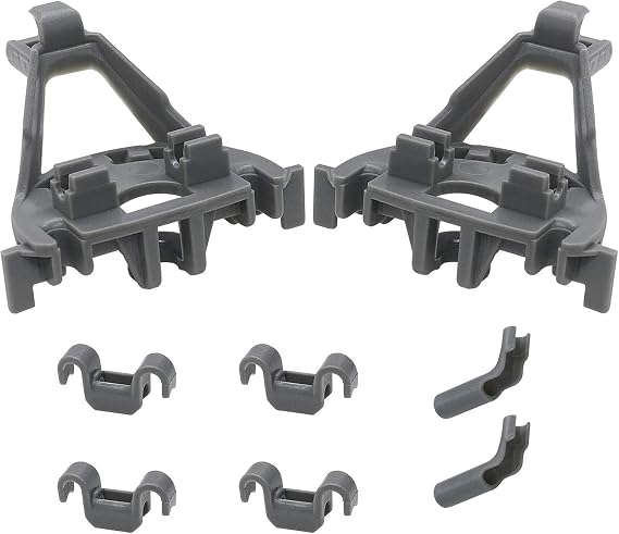 00428344 428344 Dishwasher Bearing Lower Rack Flip Tine Clip Kit Fit for Bosch Thermador Kenmore Dishwasher, Replaces 428344 418499 420199 00418499 00420199 1999096, 180 DAYS WARRAMTY by Beaquicy