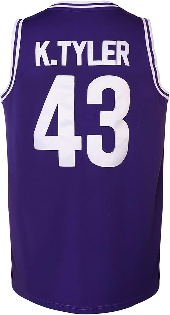 Kenny Tyler #43 Man K.Tyler Movie Basketball Jersey Purple