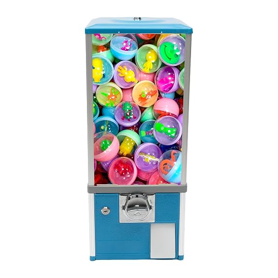 Candy Dispenser,Mini Vending Machine for Snacks,Vending Machine for Sale,Commercial Vending Machine,25 Cent Coin Operated Candy Dispenser,Coin Operated,Gumball Machine,Vending Machine for Kids
