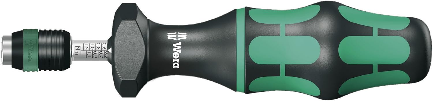 Wera 7441 Kraftform, Ayarlanabilir Torklu Tornavida, Hızlı Değiştirme Mandrenli Rapidaptor, 14 inç, 1,2 - 3,0 Nm, 05074701001