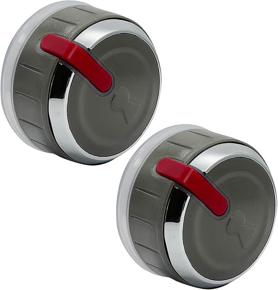 Replacement Control Knobs Compatible with Weber Genesis II 66754 2-Pack Grill Knobs for GS4 Grilling System Durable, Easy-to-Install Generic Weber Grill Parts