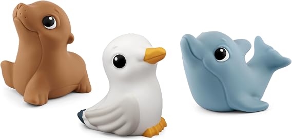 My First Tonies: Ocean Set - Seagull, Seal, and Dolphin Soft and Squeezable Audio Toy Figurines