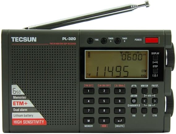 Tecsun Digital PL320 AM/FM/LW/SW DSP Worldband Radio