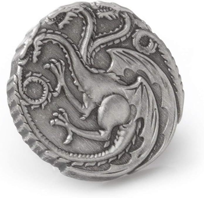 Targaryen Dragon Antiqued Lapel Pin