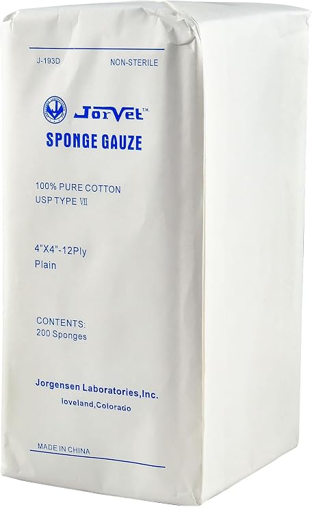 Sponge Gauze 4X4 12 Ply