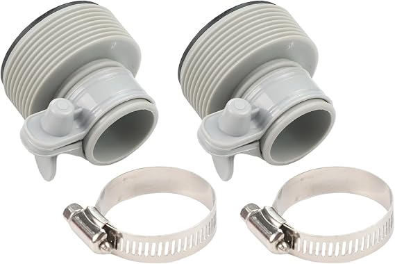 For Intex Pool Hose Adapter, 1.25 To 1.5 Inch Fitting, 38Mm Hose Conversion Kit, Pool Wall Connector Upgrade, Above Ground Pool Parts, Swimming Pool Filter Adapter