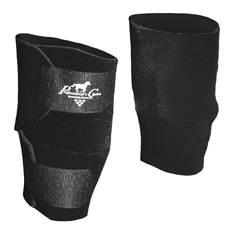Professional's Choice Equine Knee Boots, Color: Black, Size: Universal (KB101-BLA)