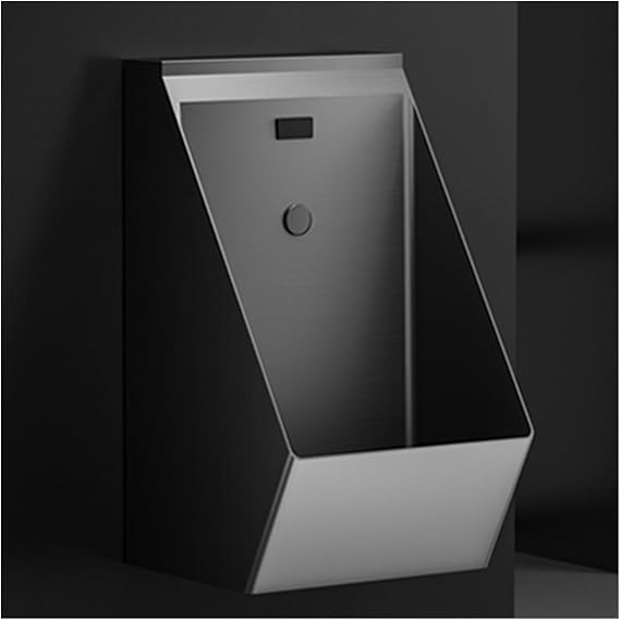 Automatic Sensor Urinal Toilet Universal Washout Urinal, Wall Mounted Intelligent Touchless Urinal, Flush Valve Auto Urinals Flushing Set, Commercial Mens Adult Urinal Bathroom Toilet