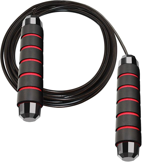 Jump Rope Skipping Rope for Fitness, Suitable for Adults and Children, Adjustable Rope Length,Gym Exercise, Weight Loss, Speed Training,Workout