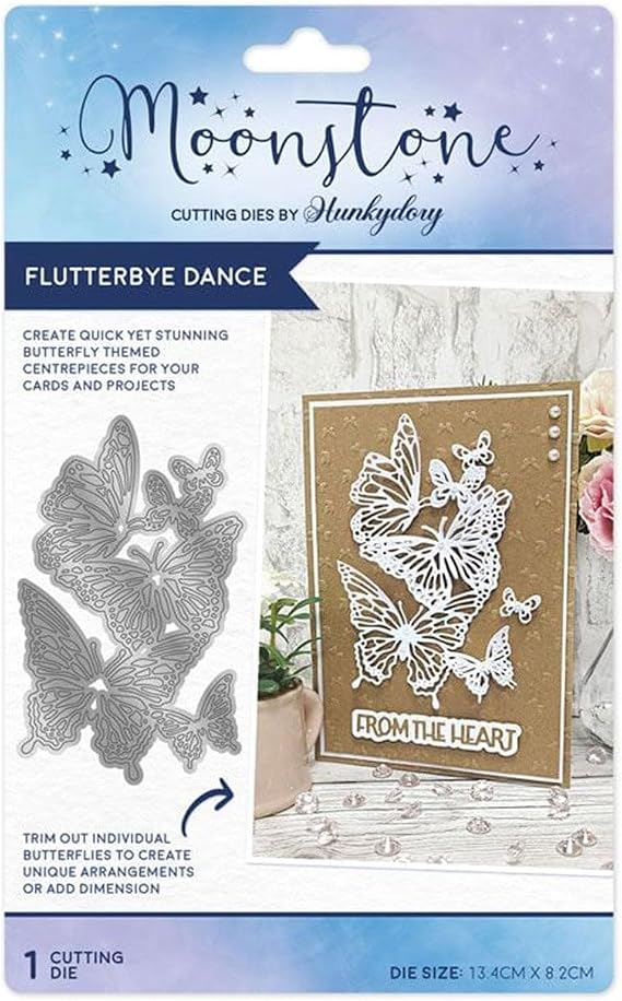 Hunkydory Crafts Moonstone Die- Flutterbye Dance