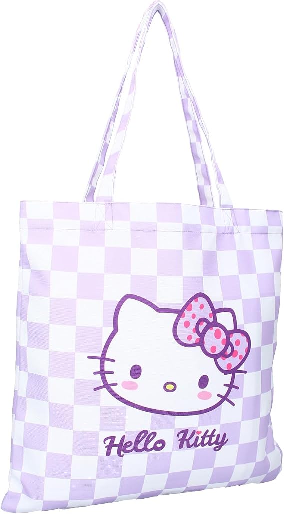 Hello Kitty Bag It Up - Shopper Shopping Bag - Size 40 x 40 x 1 cm - Purple, purple, 40 x 40 x 1 cm
