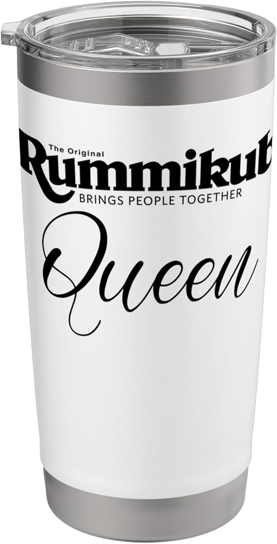 Rummikub Queen (Black) Stainless Steel Insulated Tumbler