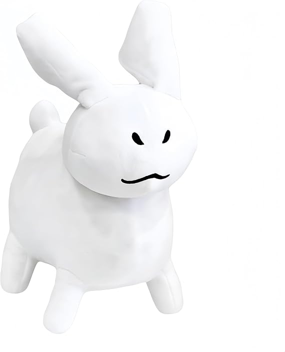 XIYUAN Forsaken Gubby Plush Toy 20cm – Soft Stuffed Animal Doll, Cuddly Chance Figure Pillow for Kids, Birthday for Home Decor (White)