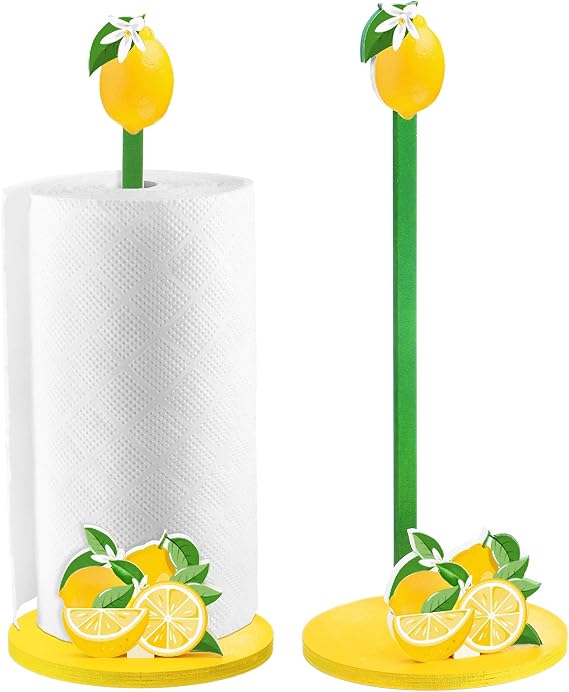 Namalu Lemon Paper Towel Holder Lemon Kitchen Decor