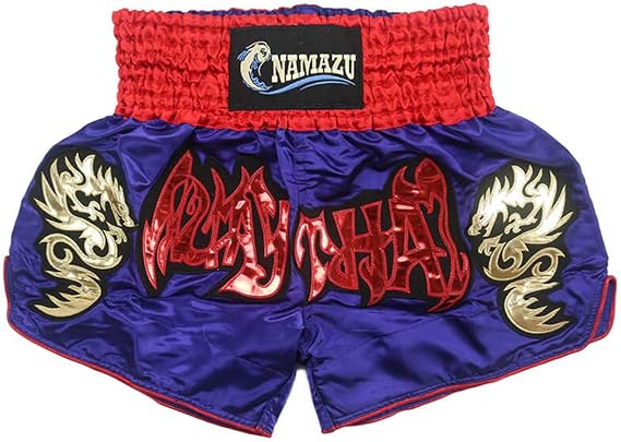NAMAZU Muay Thai Shorts for Men and Women, High Grade MMA Gym Boxing Kickboxing Shorts.