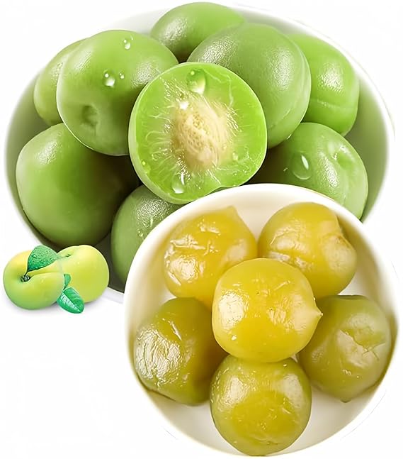 crisp green plum,Green plum 6.34oz plums