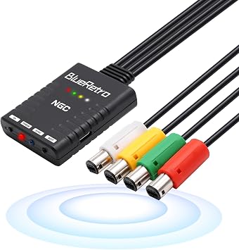 Wireless Controller Adapter - Support Firmware Upgrade, Dual-Mode BT, Keymap Configuration, Compatible with PS3/PS4/PS5,Xbox One S,Series X/S,Switch Pro Bluetooth Controllers (ONLY for Gamecube)