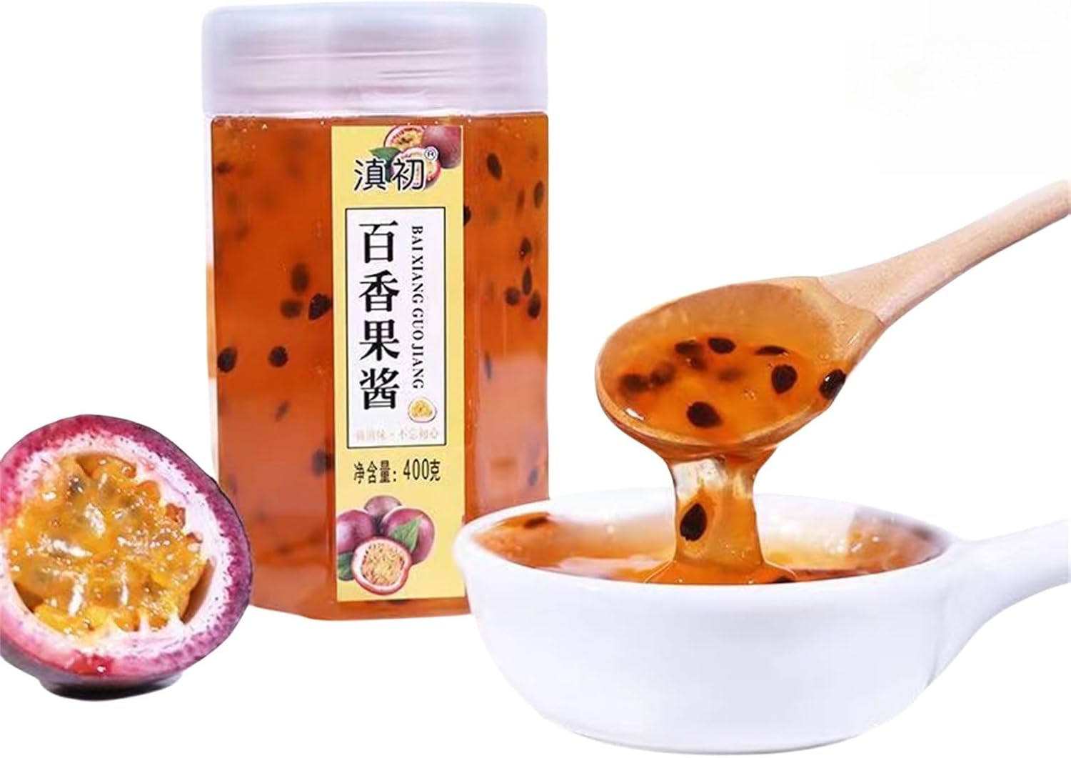 Artisan Slow-cooked Handmade Jam | Freshly Picked From The Orchard Jam Gift Box 400g (Passion fruit)