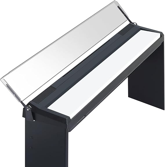 Acrylic Dust Proof Protective Board Cover Lid Compatible For Roland FP-10 FP-10X FP-18 FP-18X Digital Pianos Keyboards, Use In Conjunction With The Wooden Furniture Stand