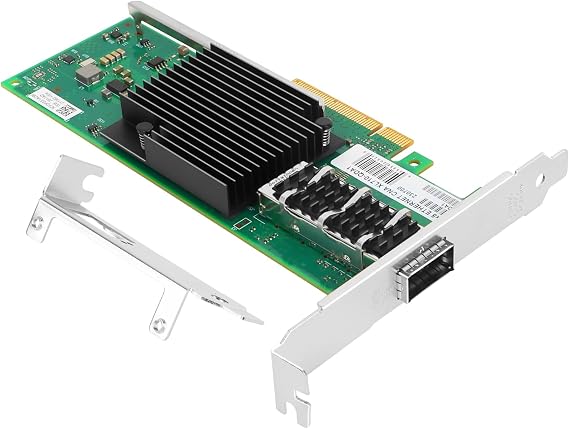 PCIe Ethernet Network Card for Intel XL710-QDA1 XL710-BM1 Chipset PCIe 3.0 x8 40Gb Single Port QSFP+ LAN Card Support Windows Server/Windows/Linux/VMware/ESX