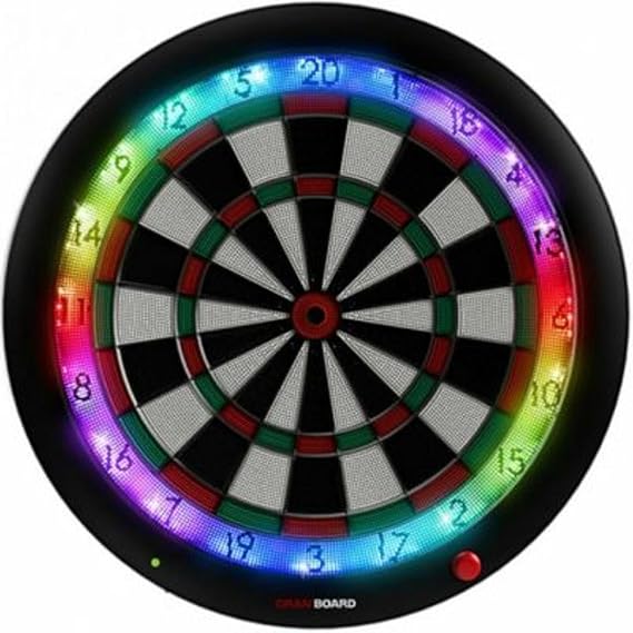 GRAN BOARD 3s LED Bluetooth Dartboard Green with Special Bracket & ChoukouTip50pics