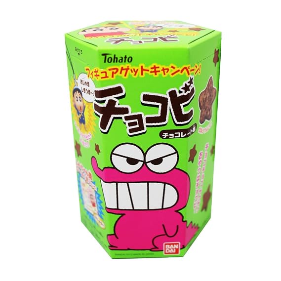 Tohato Crayon Chocobi Chocolate Snack, 0.88 Ounce