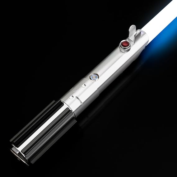 Lightsaber for Adults Dueling 45.5in Length with 12 Colors Motion Control 16 Sound with Metal Hilts for Christmas/Halloween Cosplay Gifts
