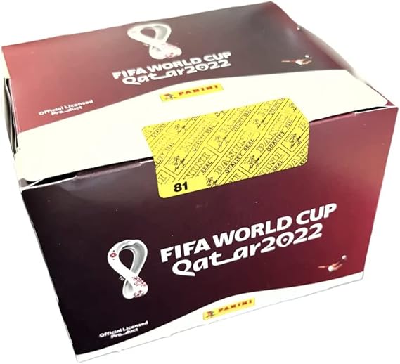 Panini World Cup Sticker - FIFA World Cup Qatar 2022TM - Official Sticker Collection Box of 100 Bags